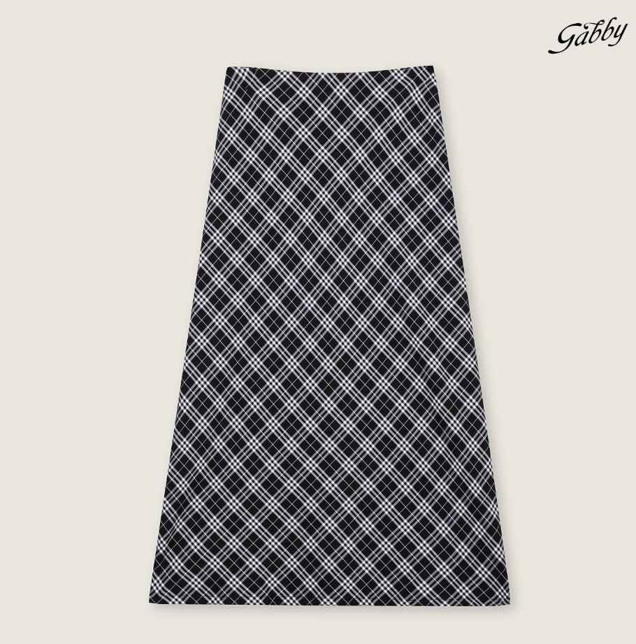 Chân váy kẻ caro Gabby