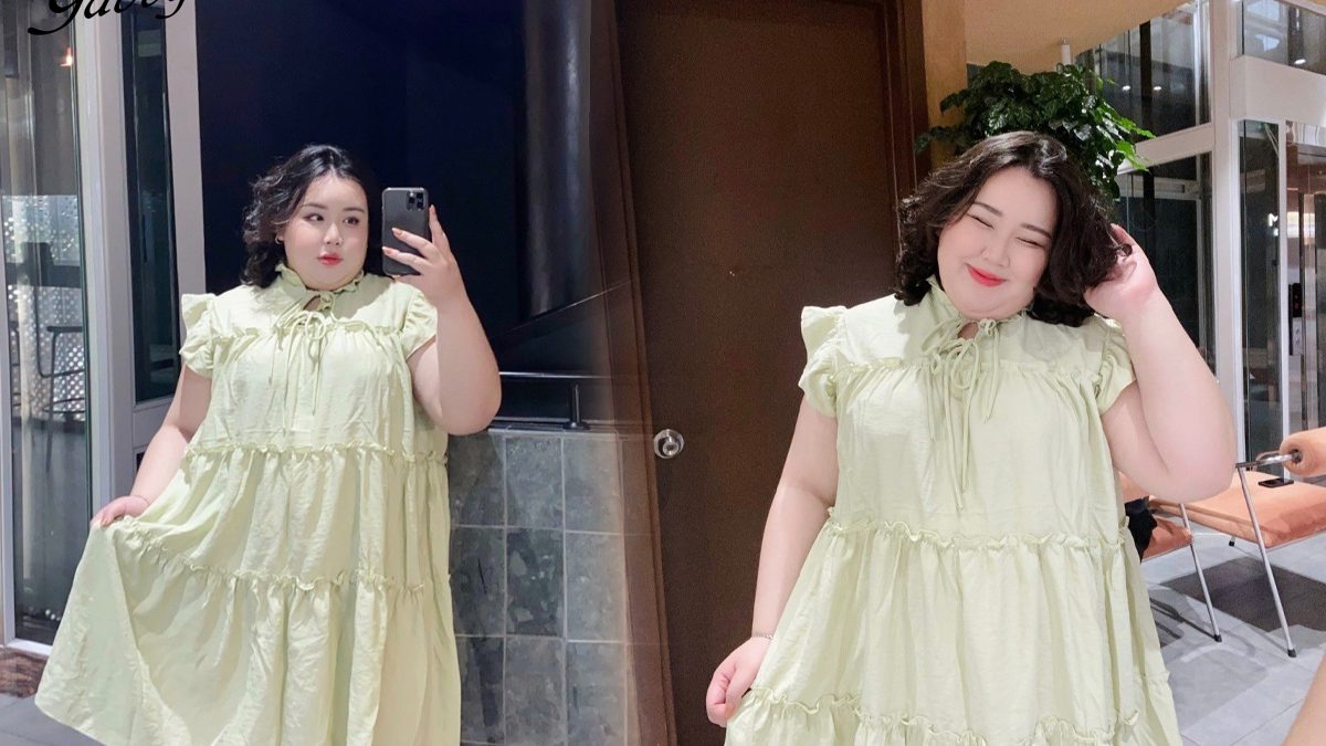 Nàng thơ Gabby tự tin diện đầm baby doll cho người mập