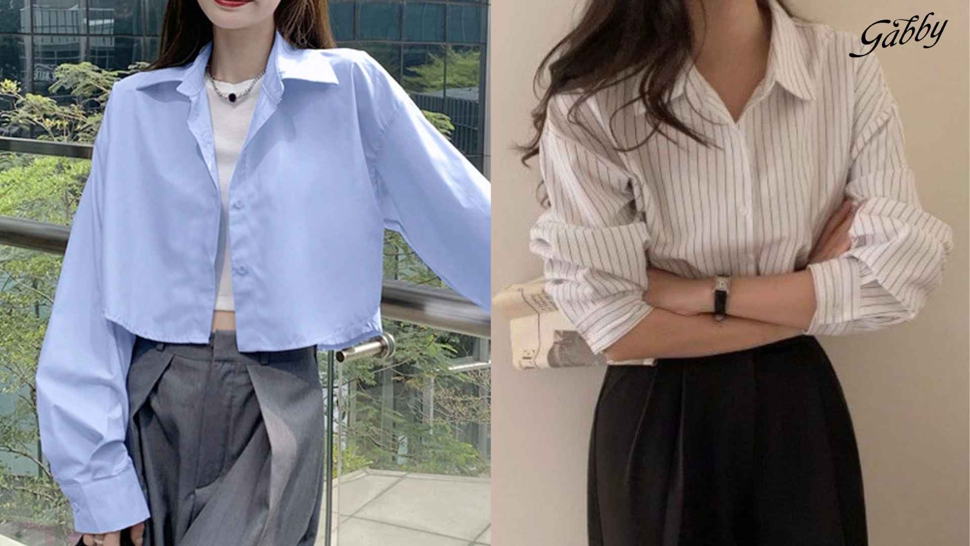 Áo sơ mi nữ dài tay