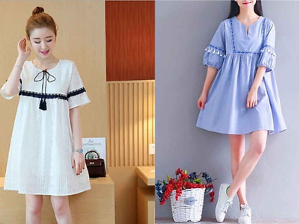 Đầm baby doll thổ cẩm