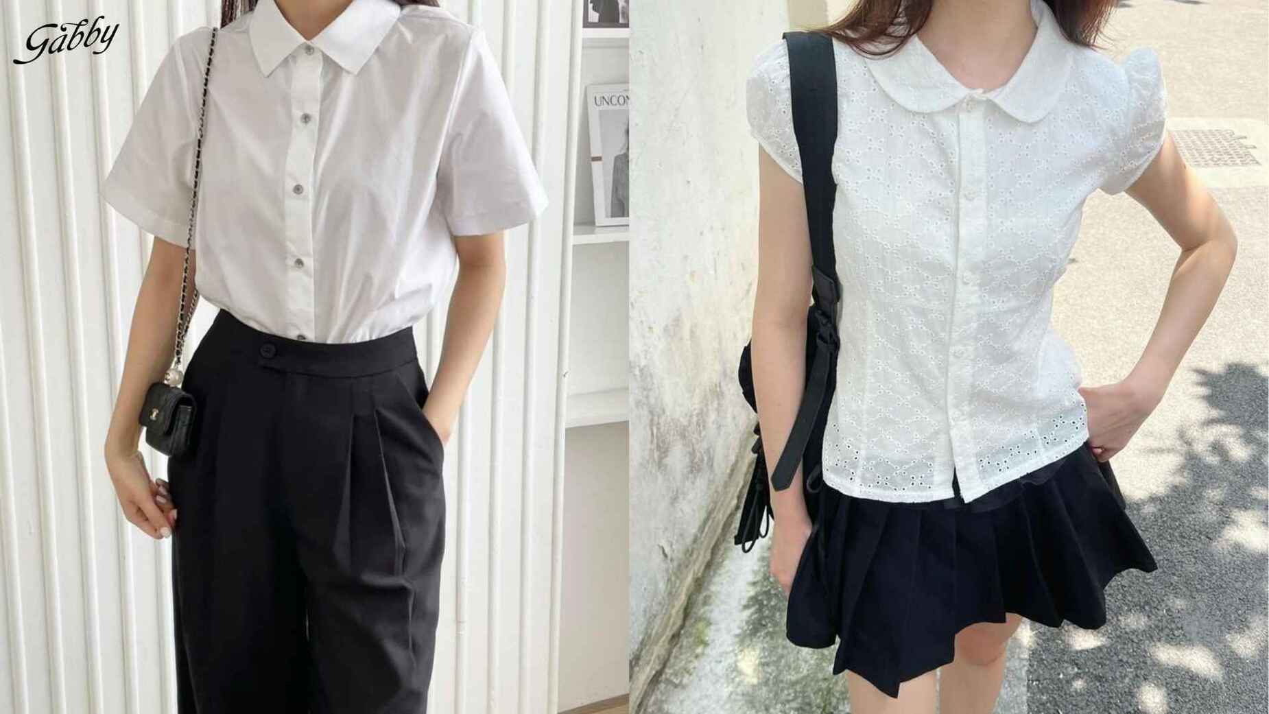 Áo sơ mi nữ basic