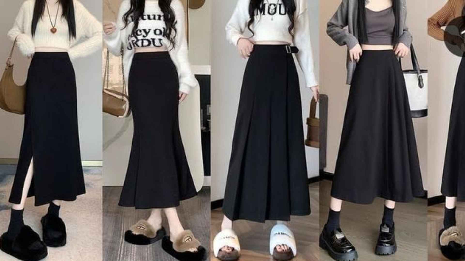 Mẫu chân váy xếp ly đẹp